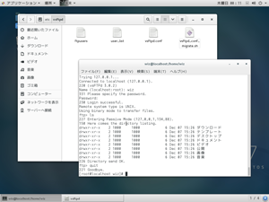 FTPでlsコマンド