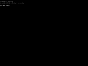 CUIのログイン画面
