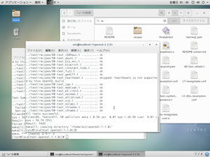通常ユーザーでmake test実行