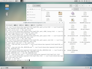 make install 実行