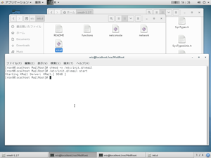 XMailを起動